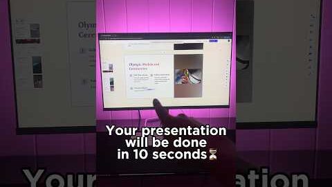 How To Make A Presentation With AI!✨