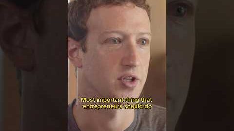 🧠 Zuckerberg: DON’T just start a company!                      #technology #business #tech #startup