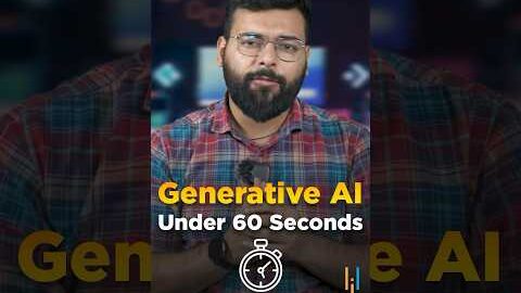 🔥 What is Generative AI ? | Generative AI Explained #Shorts #simplilearn