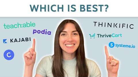 7 Best Online Course Creation Platforms in 2025 | Teachable vs. Thinkific vs. Kajabi vs. Podia
