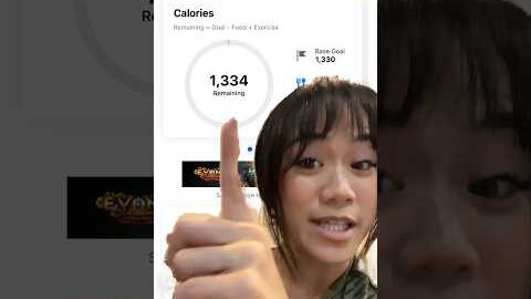 MyFitnessPal Recommends 1300 Calories #shorts