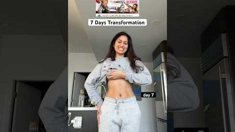 7 Days Ab Workout Transformation | Lilly Sabri Killer 11 line abs