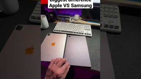 Biggest differences between APPLE IPAD VS SAMSUNG TABLET #teamapple #teamsamsung