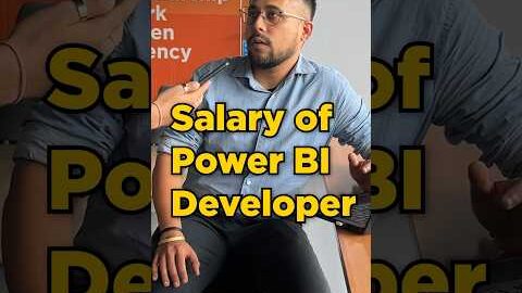 Salary Of Power BI Developer | Power BI Salary In India  #Shorts #simplilearn