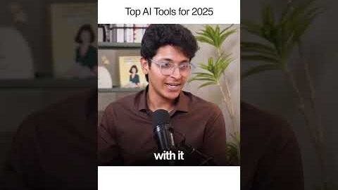 BEST AI TOOLS TO USE IN 2025!🔥