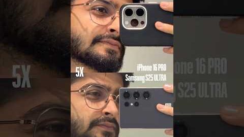 No Controversy 😂 Camera comparison between iphone 16 pro and Samsung S25 Ultra #iphonevssamsung