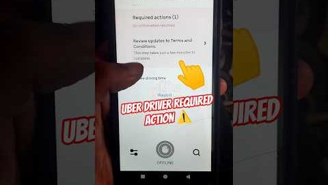 Uber driver required action problem || Uber Go online when resolved problem solve #shorts