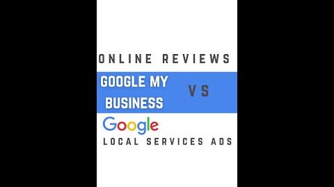 Online Reviews Google My Business Vs Local Services Ads #Shorts