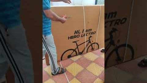 unboxing our new Hero lectro electrical bicycle🥰🥳 #shorts#Rs.25000# No paid pramotion#