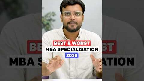 Best & Worst MBA Specialisations in 2025 🔥 | Jobs, Salaries & more! #mba #mbaspecialisation #jobs
