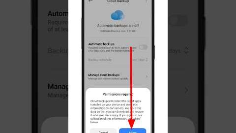How to enable Cloud Backup Storage | Cloud Backup Storage ON #shorts #cloudbackup