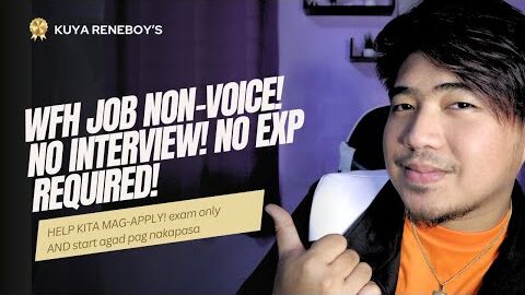 WFH JOB HIRING NON-VOICE FOR NO EXPERIENCE AND INTROVERTS – VIRTUAL ASSISTANT JOBS