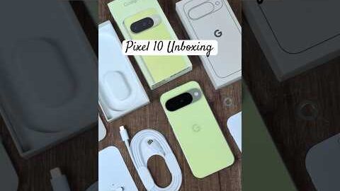 Google Pixel 10 Unboxing 🔥 Lemongrass Color Variant #google #pixel #pixel10 #unboxing #techshorts