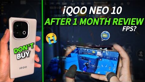 IQOO NEO 10 AFTER 1 MONTH REVIEW🤬| FPS? HEATING? | IQOO Neo 10 BGMI TEST🤯