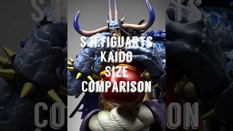 Size comparisons with S.H.Figuarts Kaido #review #unboxing #tutorial #spiderman #onepiece #luffy