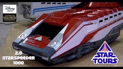Star Tours StarSpeeder 1000 Vehicle Play Set Review & Unboxing Disney Store May The 4th 2025