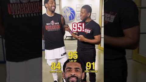 Kyrie REACTS to his 2K rating 🤣