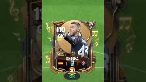 De Gea 105 OVR FC Mobile Pitch Beats Event Goal Keeper Review #fcmobile #fc25 #fifamobile