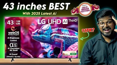 Best 43 inch 4K QLED Smart TV to Buy in Amazon Great Indian Festival Sale 2025 | Almost Half Price🔥