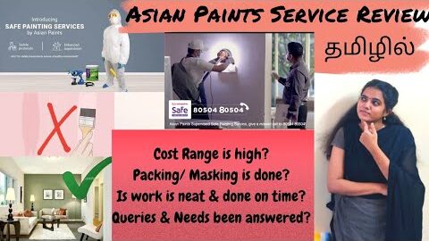 Asian paint painting service Review | 👍🏻👎🏼 | Cost Negotiable? | Free site visit | Overall experience
