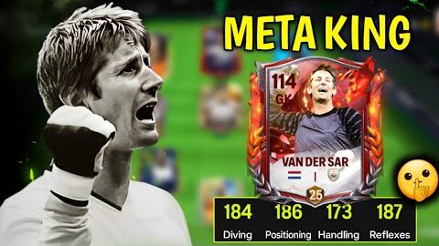 109 OVR Van Der Sar FC Mobile Review – Best Goalkeeper?
