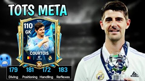105 OVR TOTS Courtois FC Mobile Review – Best Goalkeeper?