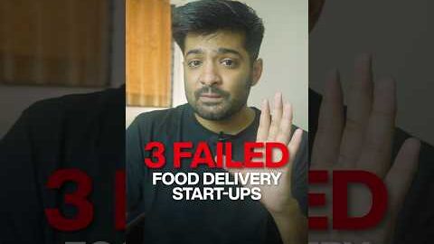 3 Failed Food Delivery Start-ups #fooddelivery #startupindia #shortsfeed