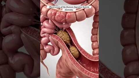 Illustration of Human Digestive Anatomy  Visuals | Gut Health |Anatomy Arts USA