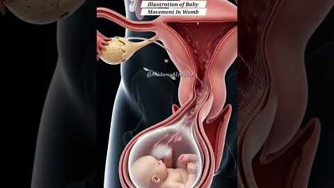 Illustration of FETUS Kicking | Gut Health | Anatomy Arts USA