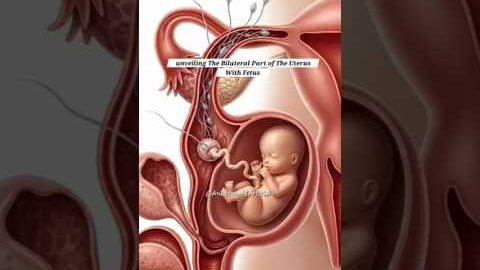 Unveiling The Bilateral Part Of The Uterus With FETUS | Gut Health |Anatomy Arts USA