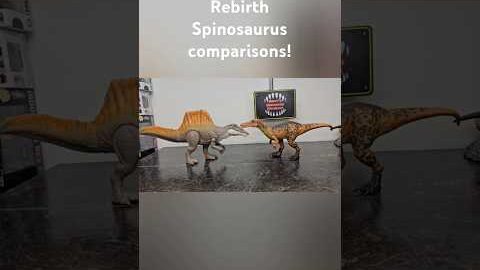Jurassic World Rebirth Spinosaurus comparisons!!!