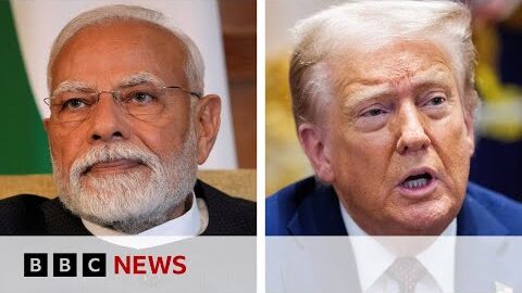 US President Trump’s 50% tariff on India kicks in | BBC News
