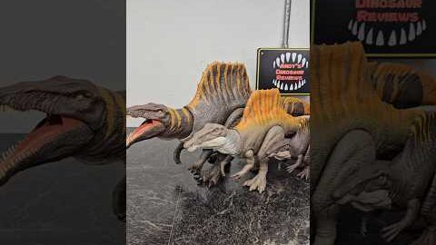 Comparison with all three Mattel Jurassic World Rebirth Spinosaurus!!!