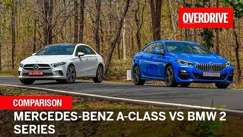Mercedes-Benz A-Class vs BMW 2 Series diesel comparison test review | OVERDRIVE