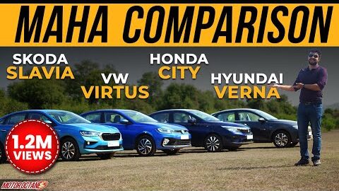 Hyundai Verna vs Honda City vs Skoda Slavia vs VW Virtus – MAHA COMPARISON