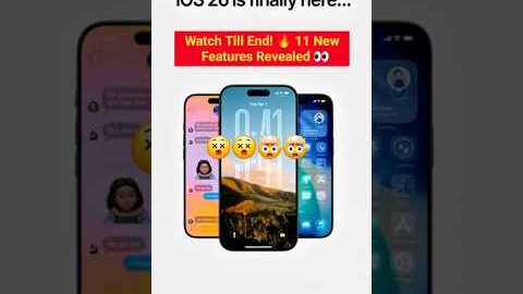 iOS 26 is Here! 11 Exciting New Features 😵🔥