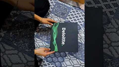 Welcome kit of Deloitte #shorts #youtubeshorts #deloitte #consulting