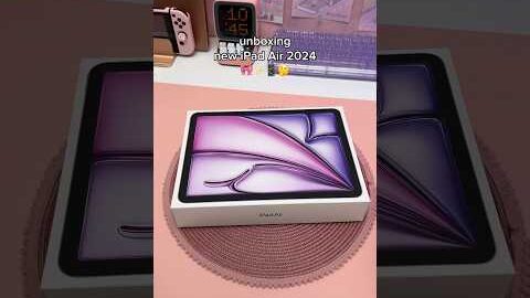NEW iPad Air 2024 🤔 “purple” iPad Air M2 unboxing