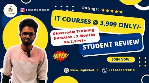 Testimonial for Student Training | Login360 Reviews | Software Training Institute in Chennai