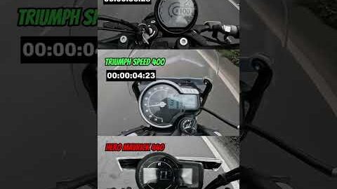 Triumph Speed 400 vs RE Guerilla 450 vs Hero Mavrick 440! #comparison
