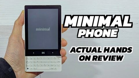 MINIMAL PHONE: ACTUAL HANDS ON REVIEW e-paper full Android #android, #minimal, #minimalphone