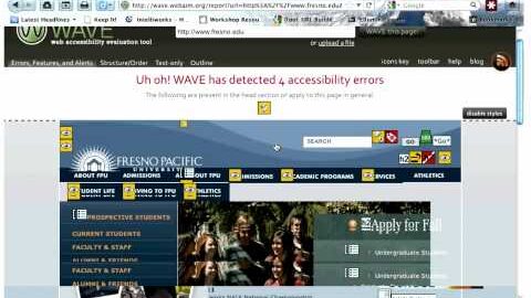 Online Course Accommodations for Students with Disabilities (OTC12)