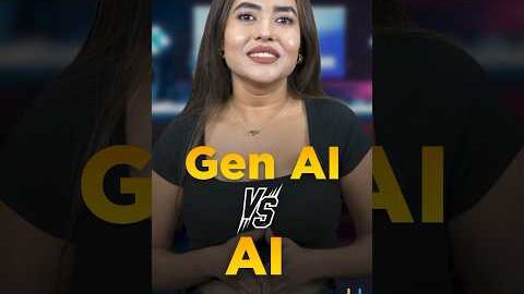 🔥 Traditional AI Vs Generative AI | Difference Between GenAI and AI #Shorts #Simplilearn