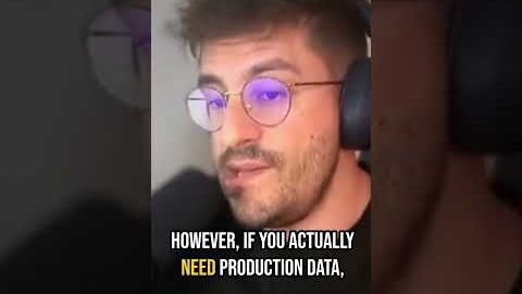 prod db changes? i just use migrations. what about you?
