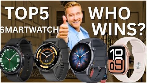 Top 5 Best Smartwatches  2025 ✅ | Apple, Samsung, Fitbit, Garmin, Amazfit #Smartwatch #Tech