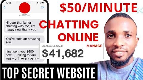 Earn $500 per day chatting with lonely people in this 3 secret websites