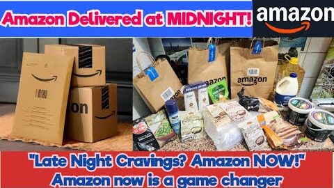 Amazon Now Review | Shopping Haul in Dubai UAE [LIVE REVIEW] at MIDNIGHT!  🚚✨