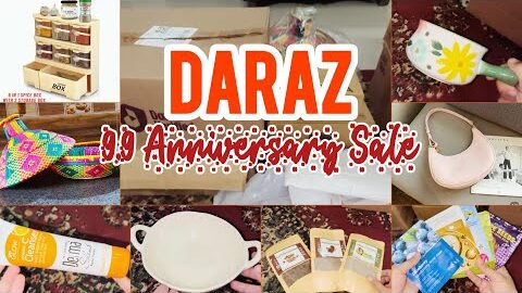 ✨ Daraz Shopping Haul + Daraz Anniversary Sale 2025 | Huge Discounts & Best Deals ✨