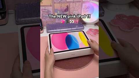 NEW iPad 11 in pink 🩷📱 2025 apple iPad unboxing | digital note taking | digital planner