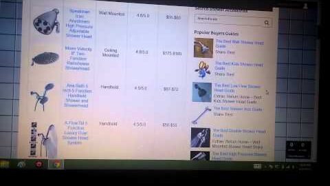Shower Head Reviews & Comparisons 2015